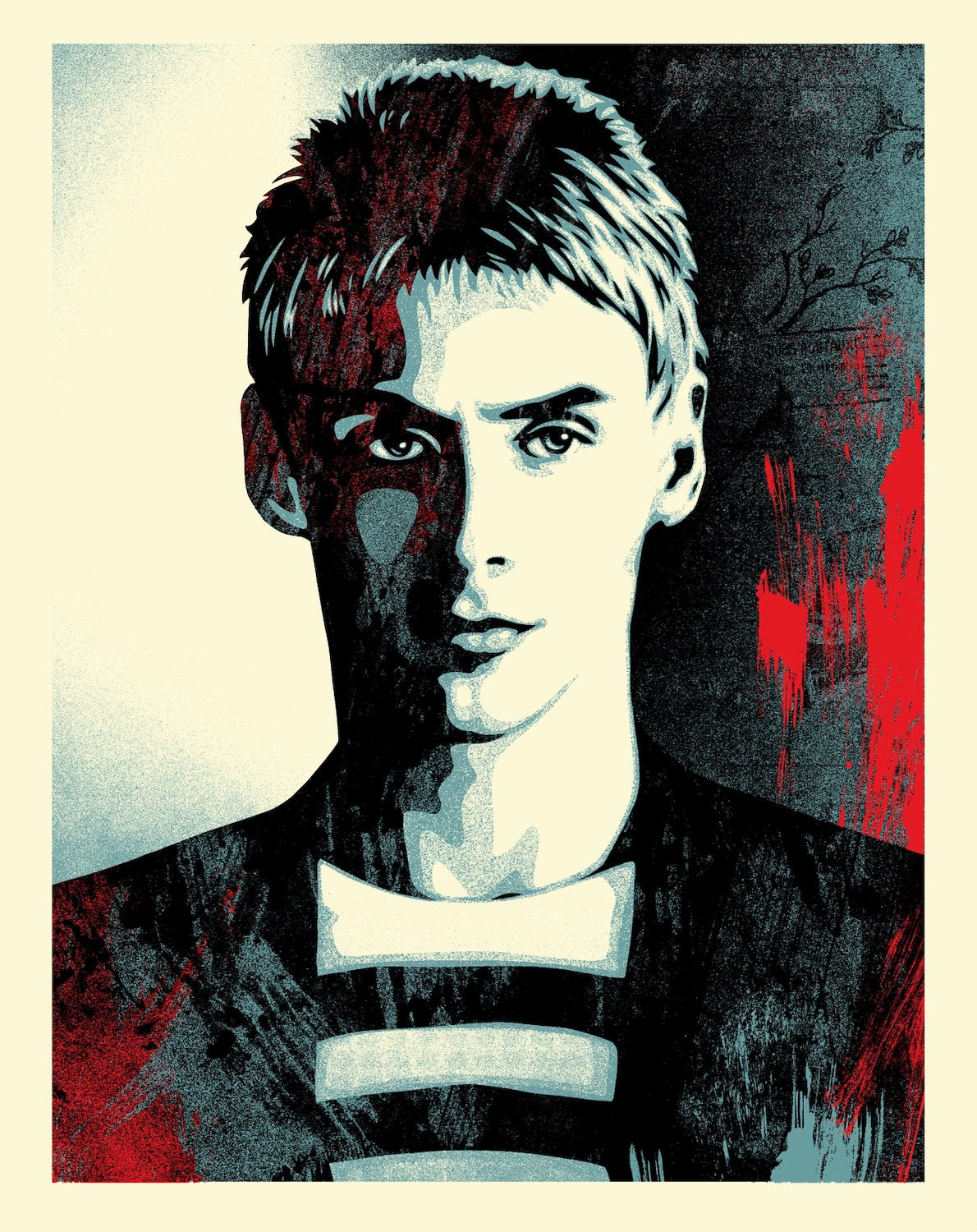 Shepard Fairey Collaboration: Screen Print of Paul Weller