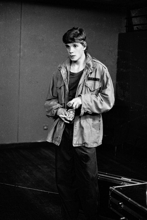 Pete de Freitas of Echo & the Bunnymen at Lanchester Poly
