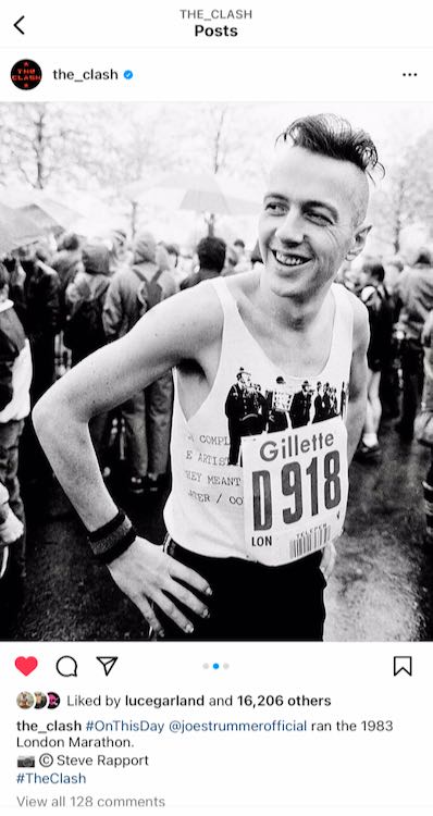 Joe Strummer : London Marathon