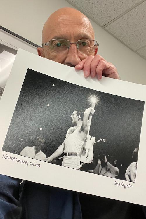 Freddie Mercury - Queen at Live Aid (1985) - Photographic print