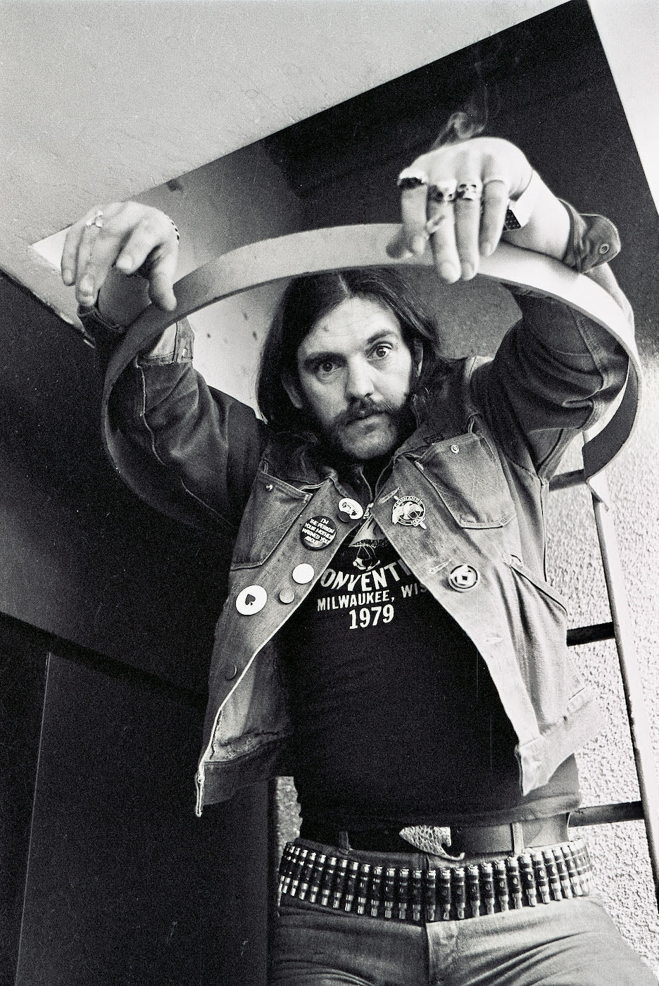 lemmy kilmister gear Lemmy Kilmister of Motorhead in Chalk Farm 1982