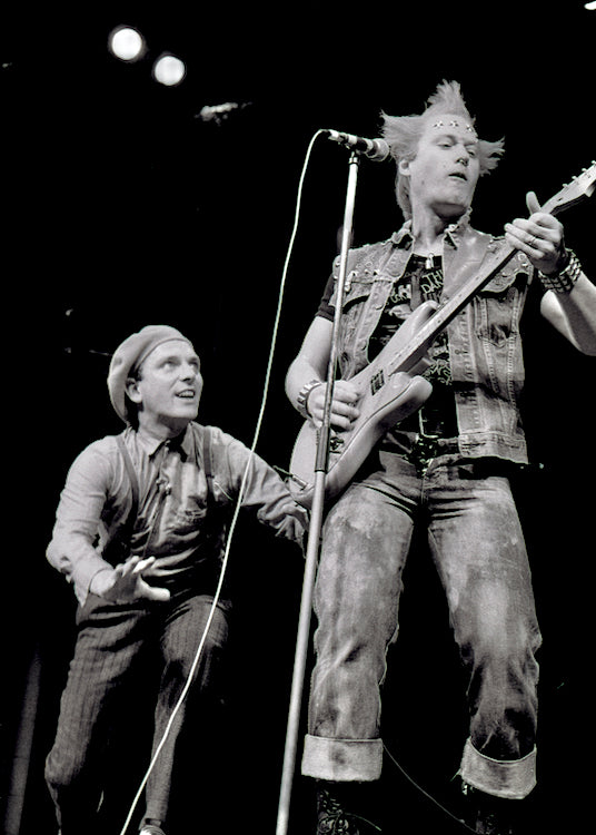 Rik Mayall & Adrian Edmonson of The Young Ones