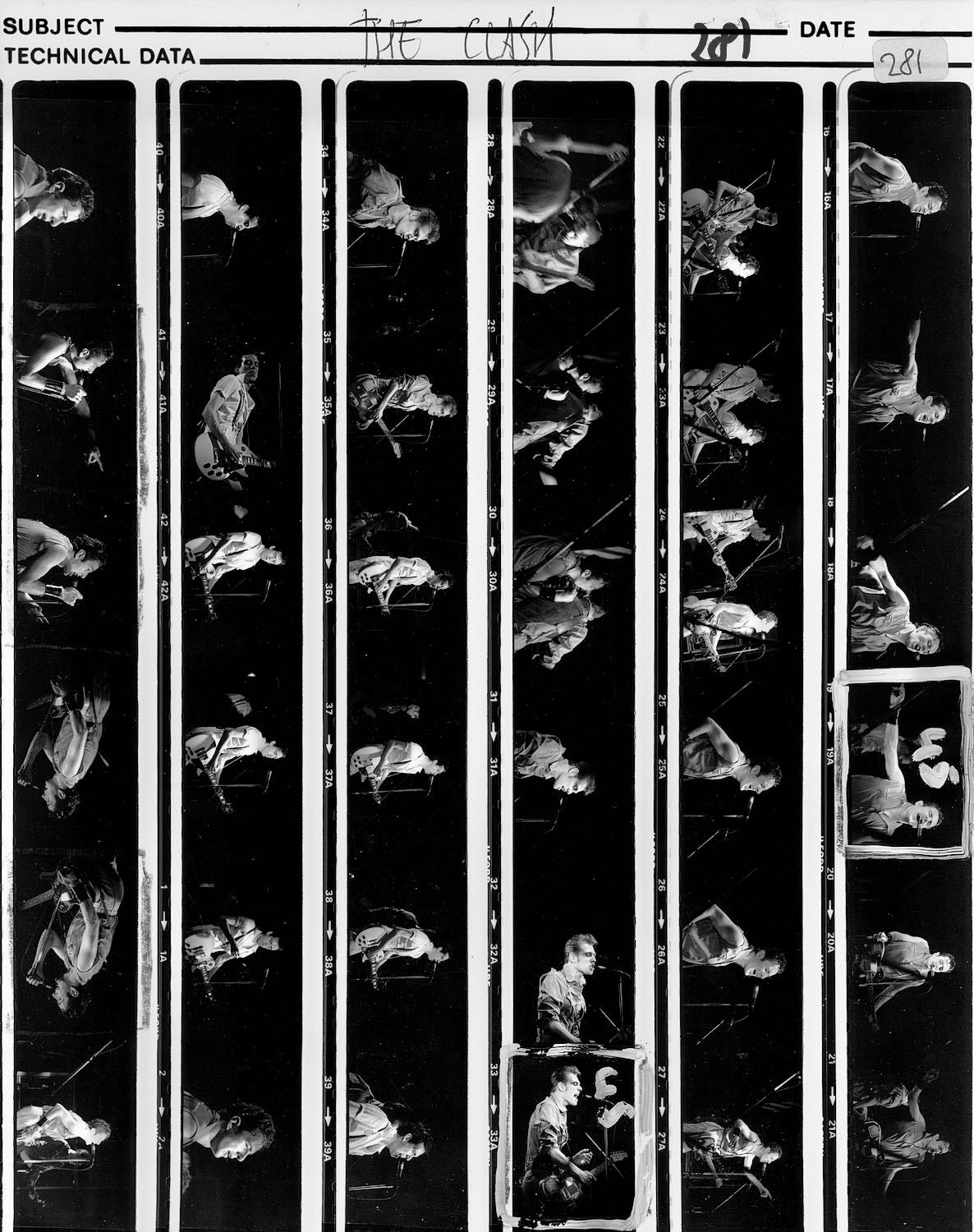 The Clash Contact Sheet #281