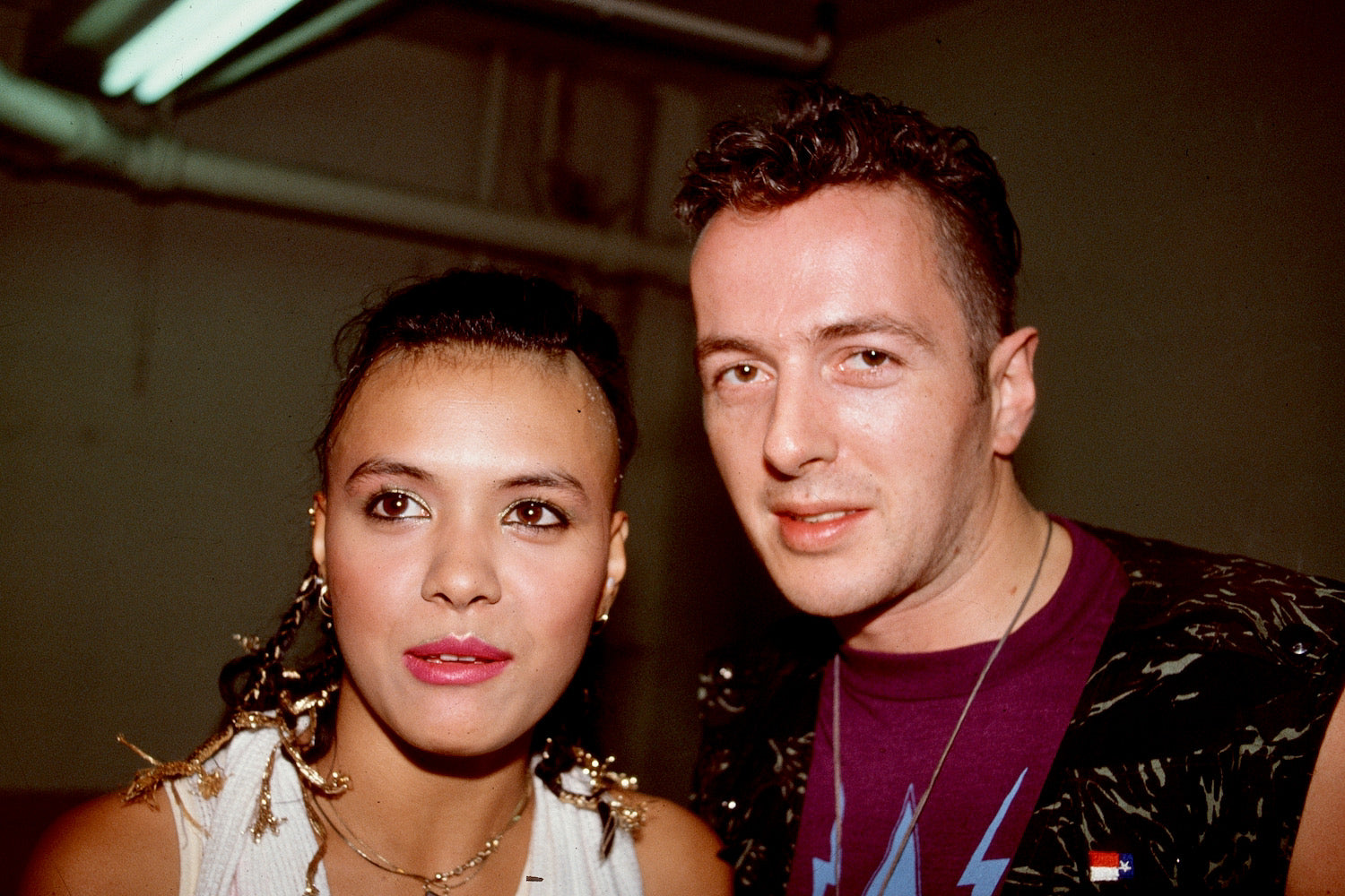 Annabella Lwin & Joe Strummer