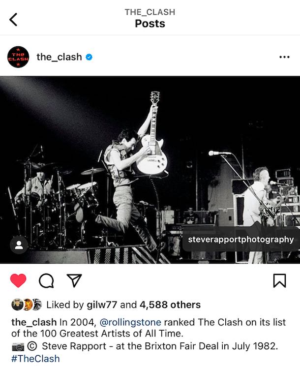 Mick Jones of The Clash / Brixton #1