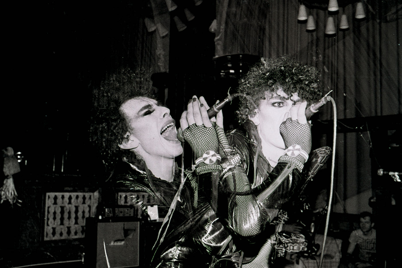 Olli Wisdom of Specimen at St Paul’s Church Hammersmith 1983 STEVE