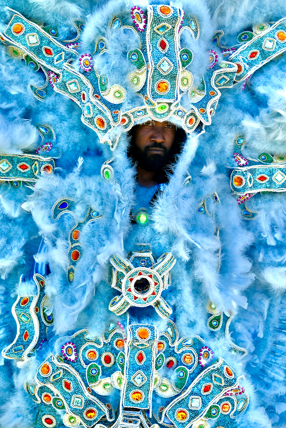 Mardi Gras Indian Chantz Stevenson